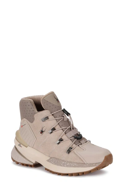 Shop Spyder Hilltop Waterproof Hiking Boot In Simply Taupe
