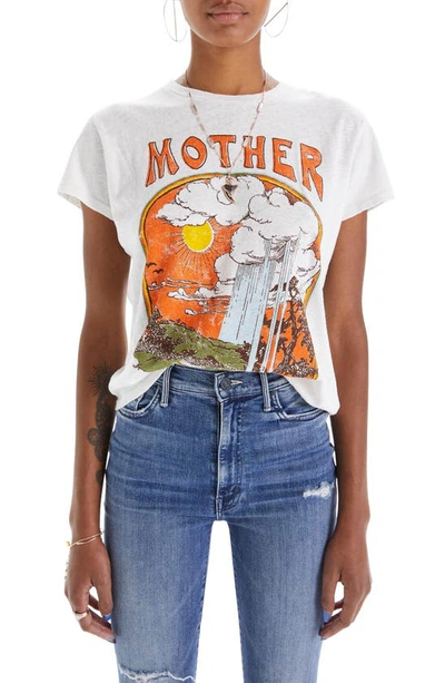 Shop Mother The Sinful Tee In Chalk Sunshine