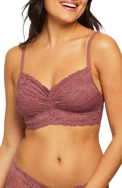 Shop Montelle Intimates Lace Bralette In Mesa Rose