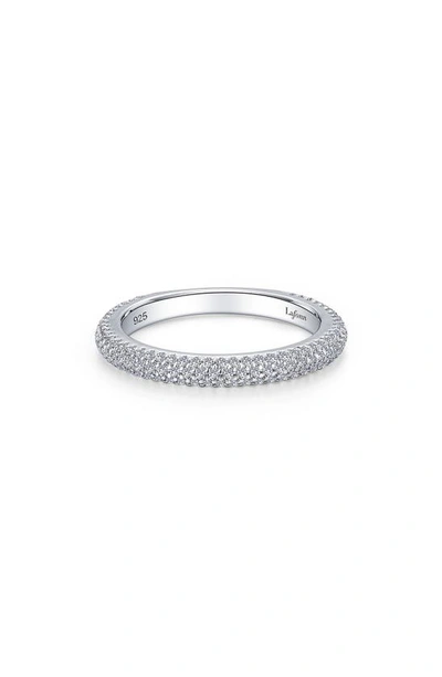 Shop Lafonn Simulated Diamond Pavé Ring In Silver