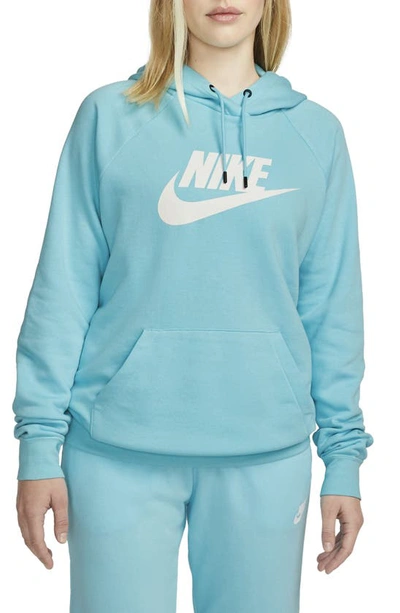 Shop Nike Sportswear Essential Pullover Hoodie In Copa/ White