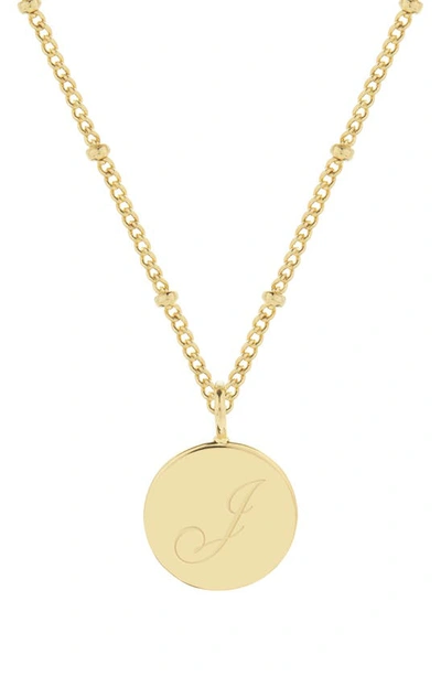 Shop Brook & York Lizzie Initial Pendant Necklace In Gold J