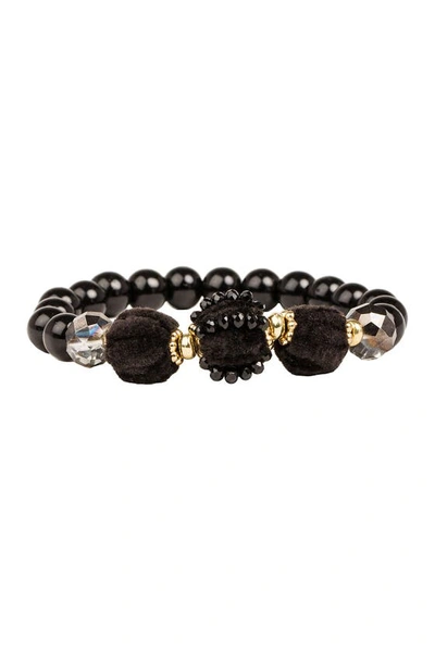 Shop Saachi Opulent Bracelet In Black