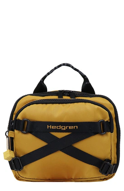 Shop Hedgren Savannah Recycled Crossbody Bag In Saffron