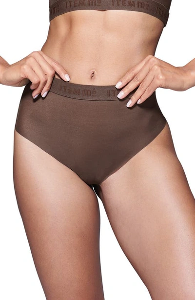 Shop Item M6 All Mesh Brazilian Thong In Cacao