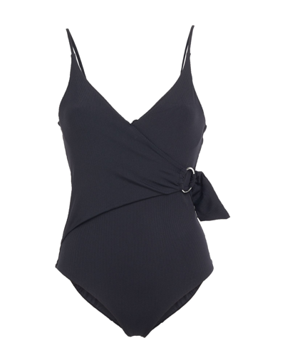 Shop Onia One-piece Swimsuits In Black