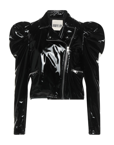 Shop Aniye By Woman Jacket Black Size 8 Polyester, Polyurethane, Elastane