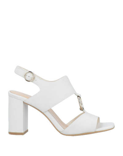 Shop Apepazza Woman Sandals White Size 6 Soft Leather
