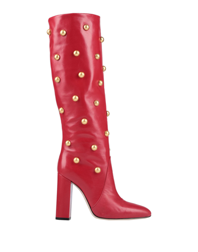 Shop Philosophy Di Lorenzo Serafini Woman Boot Red Size 8 Soft Leather