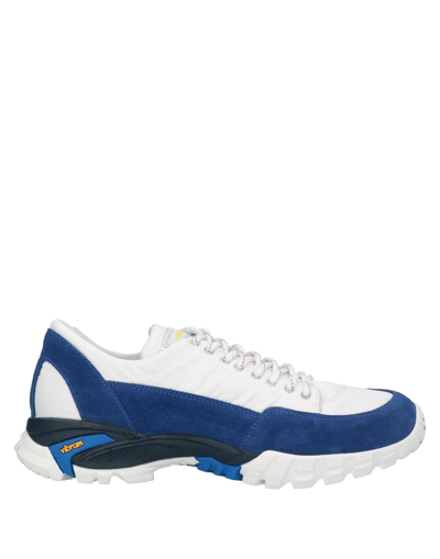 Shop Diemme Man Sneakers Blue Size 7 Soft Leather