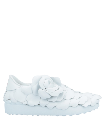 Shop Valentino Garavani Woman Sneakers White Size 8 Soft Leather