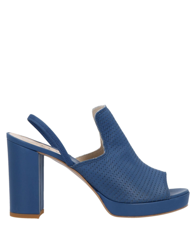 Shop Mally Sandals In Blue