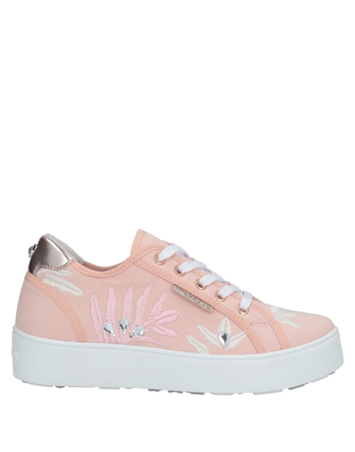 Shop Apepazza Woman Sneakers Pink Size 7 Textile Fibers