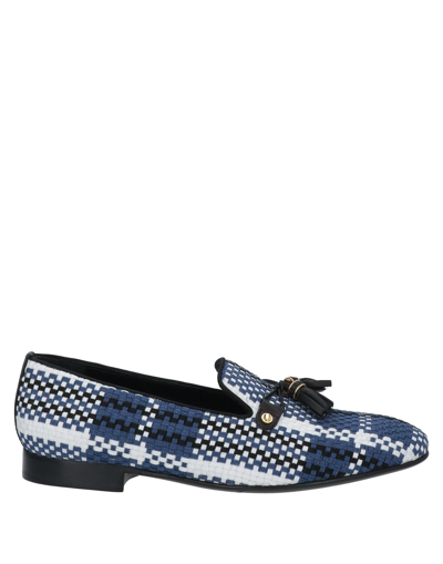 Shop Louis Leeman Loafers In Blue