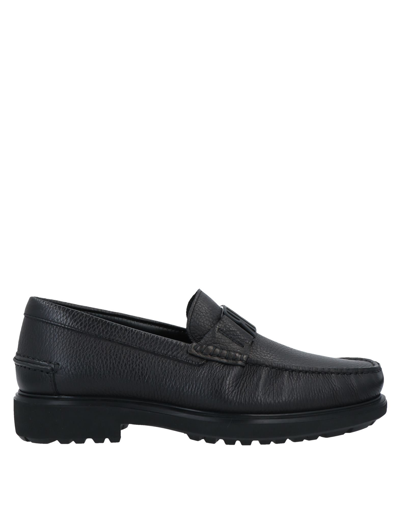 Shop Fabiano Ricci Loafers In Black