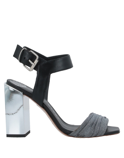 Shop Gianni Marra Sandals In Lead