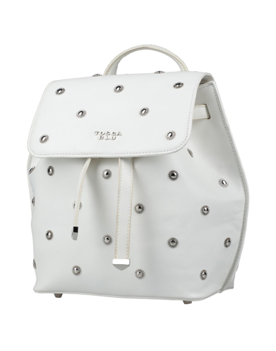 Shop Tosca Blu Backpacks In White