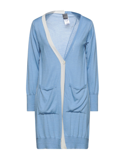 Shop Lorena Antoniazzi Woman Cardigan Azure Size 4 Virgin Wool, Silk In Blue
