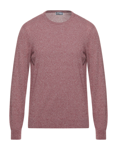 Shop Dress Up Man Sweater Brick Red Size 42 Cotton