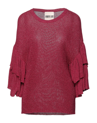 Shop Aniye By Woman Sweater Fuchsia Size M Viscose, Polyamide, Polyester In Pink