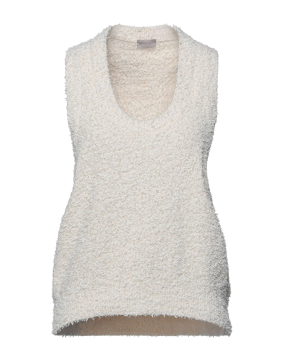 Shop Mrz Woman Sweater Ivory Size Xs Cotton, Polyamide In White