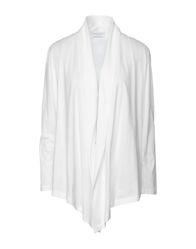 Shop Gran Sasso Woman Cardigan Ivory Size 6 Cotton In White