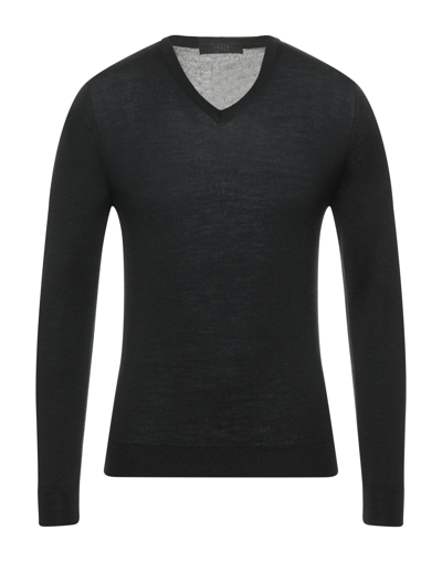 Shop Vneck Man Sweater Black Size 46 Virgin Wool, Acrylic