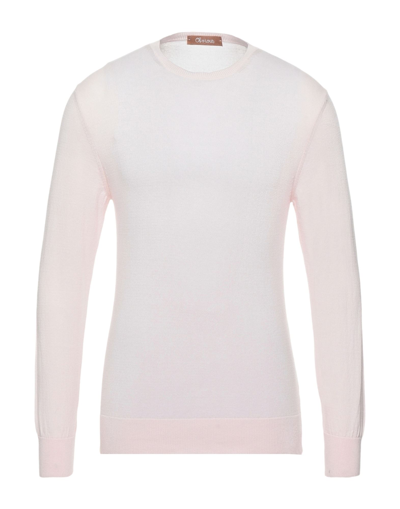 Shop Obvious Basic Man Sweater Light Pink Size S Cotton