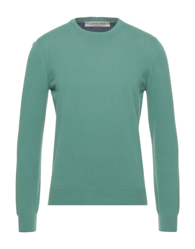 Shop La Fileria Sweaters In Dark Green