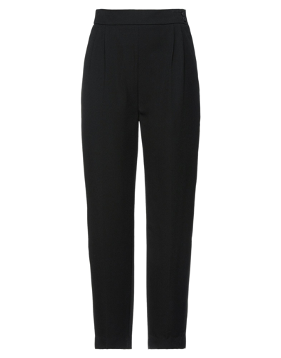 Shop Blanche Woman Pants Black Size 8 Polyester, Viscose, Elastane