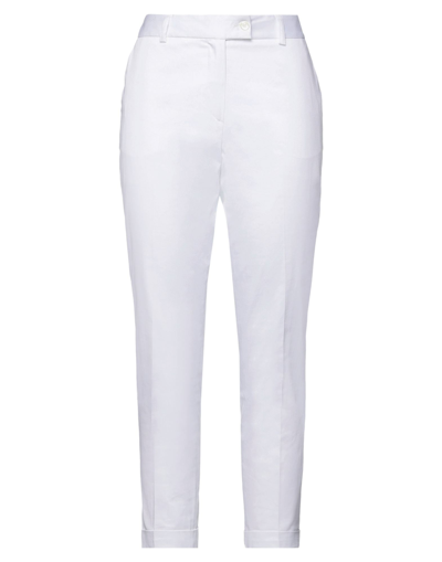 Shop Même By Giab's Woman Pants White Size 6 Cotton, Elastane