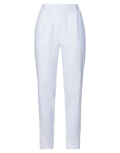 Shop Anna Seravalli Pants In White