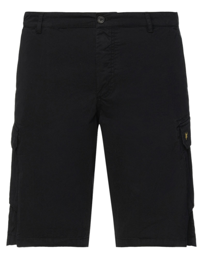 Shop Lyle & Scott Man Shorts & Bermuda Shorts Black Size 30 Cotton
