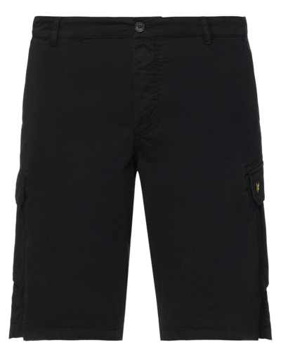 Lyle & Scott Man Shorts & Bermuda Shorts Black Size 30 Cotton In Black