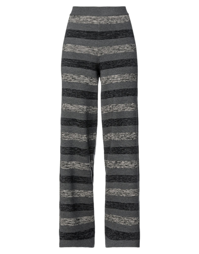 Shop Sonia Rykiel Woman Pants Lead Size 6 Wool, Cotton, Polyamide In Grey