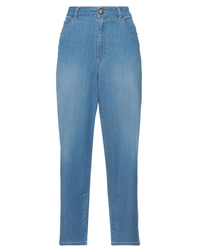 Shop Marani Woman Jeans Blue Size 32 Cotton, Polyester, Elastane