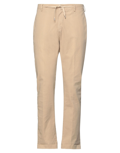 Shop Briglia 1949 Man Pants Sand Size 34 Cotton, Elastane In Beige
