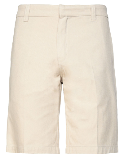 Shop The Future Man Shorts & Bermuda Shorts Beige Size Xxl Cotton