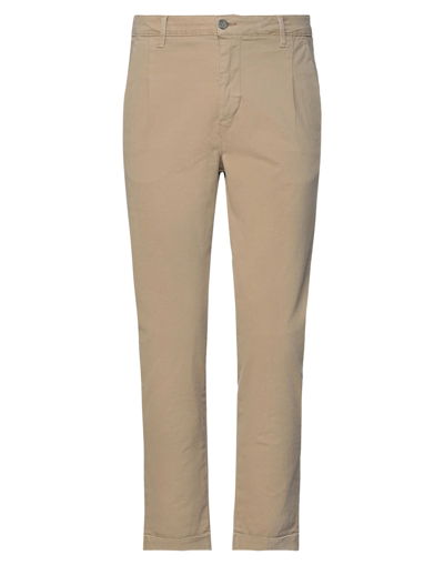Shop Stilosophy Industry Stilosophy Man Pants Beige Size 30 Cotton, Elastane