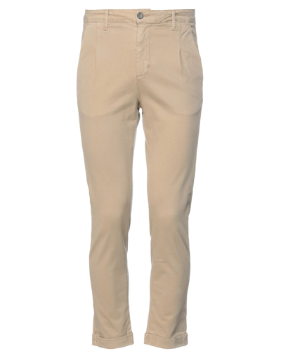 Shop Stilosophy Industry Stilosophy Man Pants Sand Size 28 Cotton, Elastane In Beige