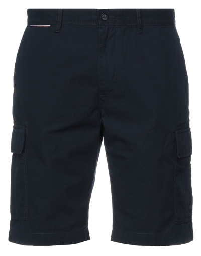 Shop Tommy Hilfiger Shorts & Bermuda Shorts In Dark Blue