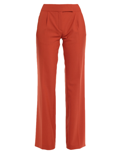 Shop Eleventy Woman Pants Orange Size 2 Polyester, Wool, Elastane