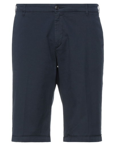 Shop 40weft Man Shorts & Bermuda Shorts Midnight Blue Size 26 Cotton, Elastane