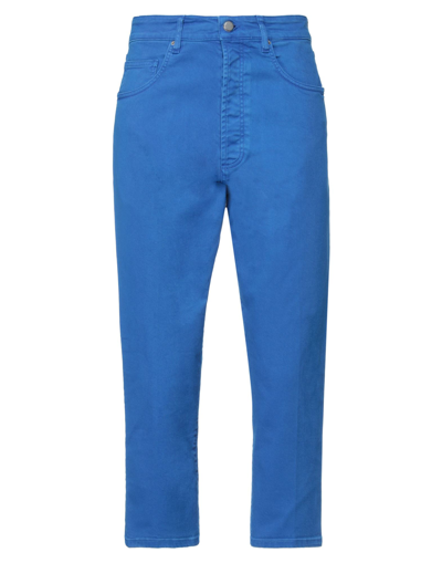 Shop Don The Fuller Man Jeans Bright Blue Size 35 Cotton, Elastane