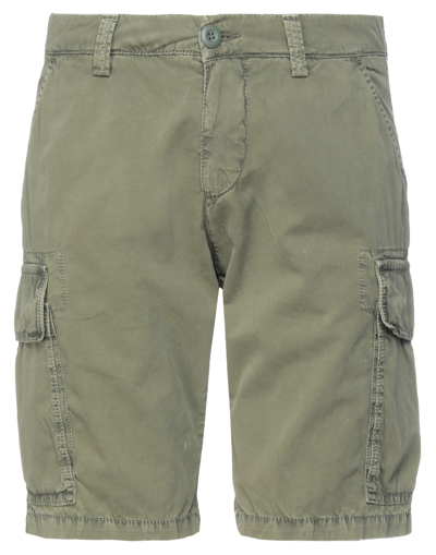 Shop Modfitters Man Shorts & Bermuda Shorts Military Green Size 32 Cotton