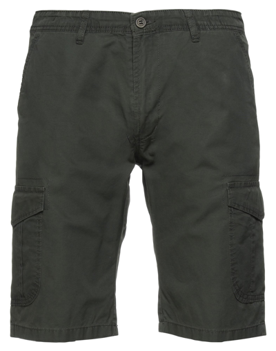 Shop Bomboogie Shorts & Bermuda Shorts In Dark Green