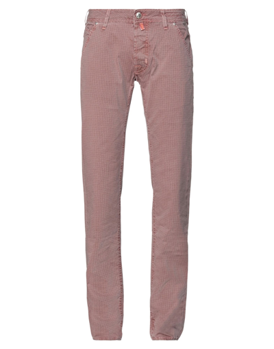 Shop Jacob Cohёn Pants In Salmon Pink