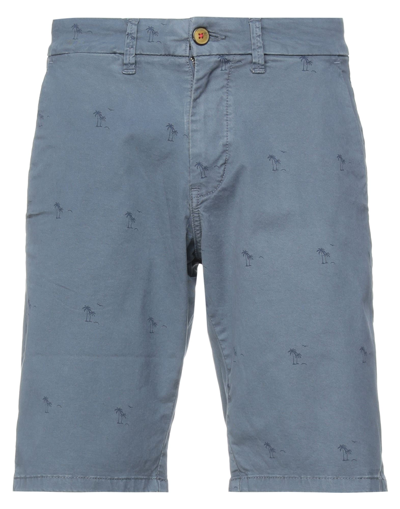 Shop Impure Shorts & Bermuda Shorts In Slate Blue
