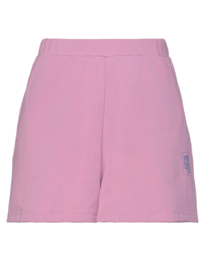 Shop Opening Ceremony Woman Shorts & Bermuda Shorts Light Purple Size M Cotton