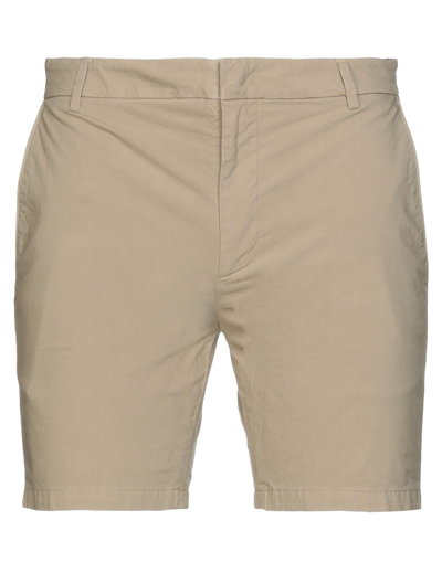 Shop Dondup Man Shorts & Bermuda Shorts Sand Size 35 Cotton, Elastane In Beige